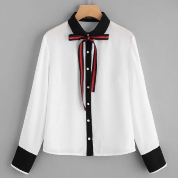 Tops - Carlisle - Pearl Button Blouse